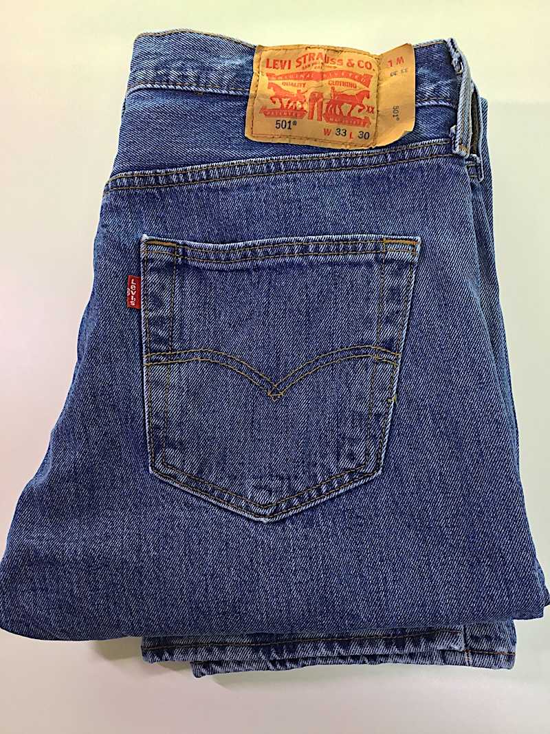 Levis 501 Middle Stonewash Made in Egypt