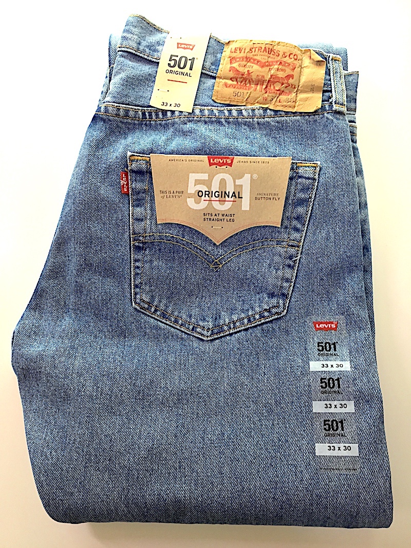 Levis 501 Middle Stonewash Made in Mexico